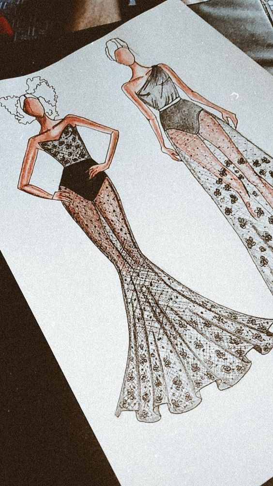 Croqui Desenho de Moda